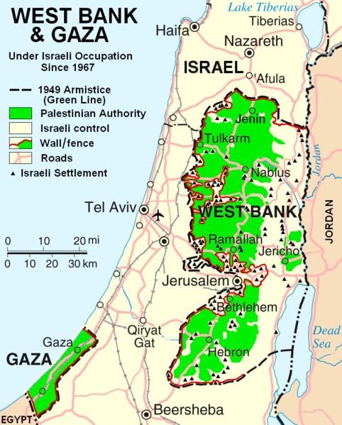 West Bank and Gaza 1967 Onwards